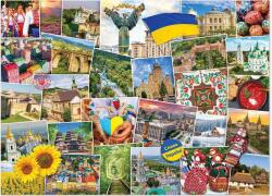 EUROGRAPHICS - Puzzle Ukraine collage - 1 000 piese