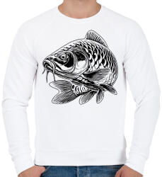 printfashion ponty - Férfi pulóver - Fehér (16359443)