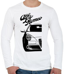 printfashion Alfa Romeo Mito - Black - Férfi hosszú ujjú póló - Fehér (13778914)