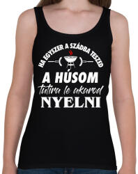 printfashion Tutira le akarod nyelni. . . - Női atléta - Fekete (2693180)