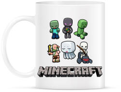 printfashion Minecraft - Bögre - Fehér (790426)