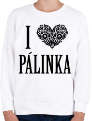 printfashion I Love Pálinka - Gyerek pulóver - Fehér (3559310)