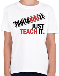 printfashion tanítanikell - Gyerek póló - Fehér (6344420)