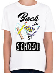 printfashion vissza a suliba - Gyerek póló - Fehér (1681493)