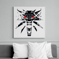 printfashion Witcher - Vaják - Vászonkép - Fehér (6639343)