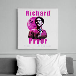 printfashion Richard Pryor Thanks for the memories - Vászonkép - Fehér (6641055)