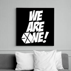 printfashion Exo: We are one! - Vászonkép - Fekete (6653619)