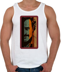 printfashion Escobar - Férfi atléta - Fehér (1747194)