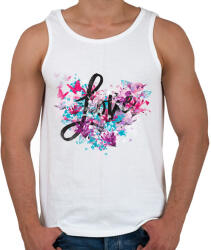 printfashion Love - Férfi atléta - Fehér (1576645)