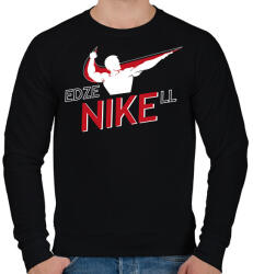 printfashion EdzeNIKEll - Férfi pulóver - Fekete (14102363)