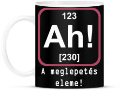 printfashion A meglepetés eleme - Bögre - Fekete (2494498)