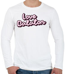 printfashion Love Balaton - Férfi hosszú ujjú póló - Fehér (10844498)