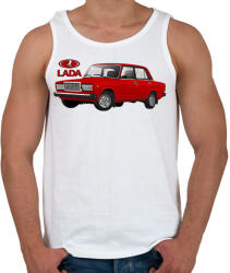 printfashion Lada 1500 - Férfi atléta - Fehér (7039986)