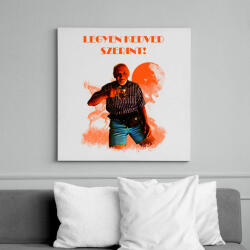 printfashion LEGYEN KEDVED SZERINT - Vászonkép - Fehér (6637612)