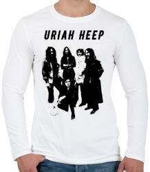 printfashion uriah heep stencil - Férfi hosszú ujjú póló - Fehér (4978164)