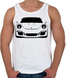 printfashion Porsche 911 - Férfi atléta - Fehér (1754452)