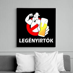 printfashion Legényirtok - Vászonkép - Fekete (7268159)