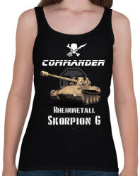 printfashion commander-scorpion g - Női atléta - Fekete (2130548)