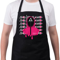 printfashion SQUID GAME - háromszög - Kötény - Fekete (5481218)