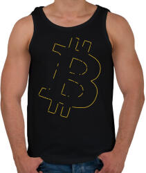printfashion Bitcoin - Férfi atléta - Fekete (4362091)