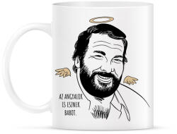 printfashion Az angyalok is esznek babot - Bögre - Fehér (7580097)