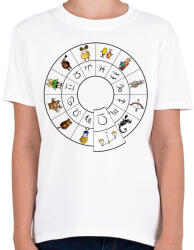 printfashion Mérleg - Gyerek póló - Fehér (868634)