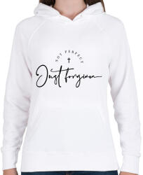 printfashion Megbocsátás - Női kapucnis pulóver - Fehér (13206926)