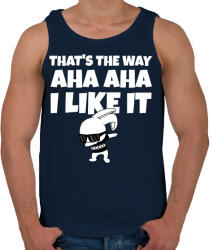 printfashion That's the way I like it - Férfi atléta - Sötétkék (11515218)