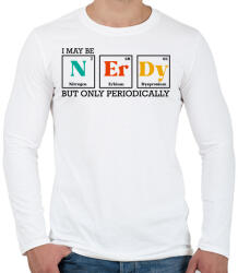 printfashion Kocka vagyok - Férfi hosszú ujjú póló - Fehér (13200011)