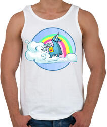 printfashion fortnite llama - Férfi atléta - Fehér (1588869)
