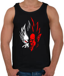 printfashion Dragonball - Vegita - Férfi atléta - Fekete (289938)