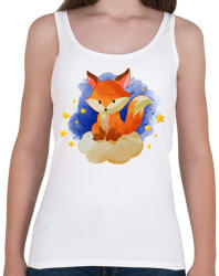 printfashion Róka - Női atléta - Fehér (13669988)