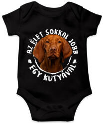 printfashion Magyar Vizsla - Baba Body - Fekete (5440455)