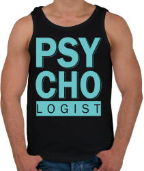 printfashion Psycho-logist - Férfi atléta - Fekete (11632379)