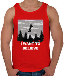 printfashion Hinni akarok - Férfi atléta - Piros (312875)