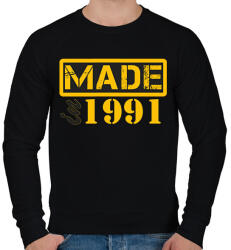printfashion 1991 - Férfi pulóver - Fekete (12813193)