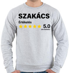 printfashion Szakács Értékelés ***** 5.0 (69 értékelés) - Férfi pulóver - Sport szürke (16414450)