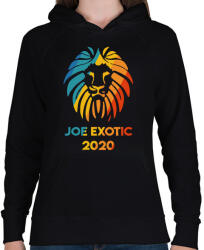 printfashion Joe Exotic 2020 - Női kapucnis pulóver - Fekete (2628736)