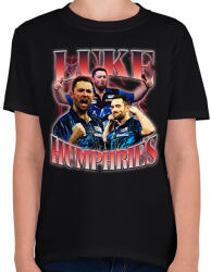 printfashion Luke Humphries - darts - Gyerek póló - Fekete (15547480)
