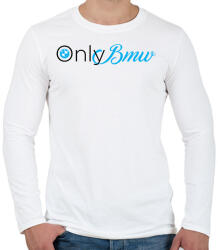 printfashion OnlyBmw - Férfi hosszú ujjú póló - Fehér (16747746)