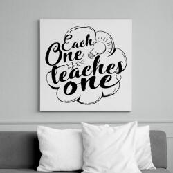 printfashion Each one. . - Vászonkép - Fehér (6630188)