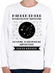 printfashion December: Bak - Gyerek pulóver - Fehér (1935596)
