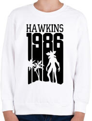 printfashion hawkins 1986 - Gyerek pulóver - Fehér (13537745)