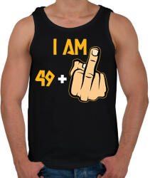 printfashion 50 éves (49+1) - Férfi atléta - Fekete (2449247)