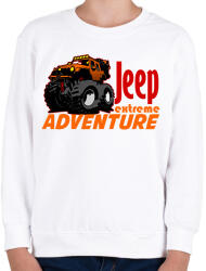 printfashion jeep extreme1 - Gyerek pulóver - Fehér (6877469)
