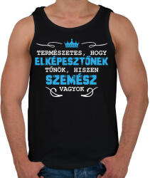 printfashion Elképesztő szemész - Férfi atléta - Fekete (12649893)