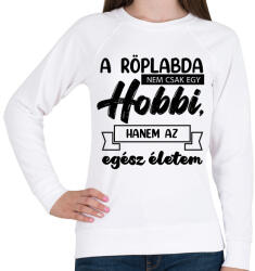printfashion A röplabda nem csak egy hobbi - Női pulóver - Fehér (7156587)