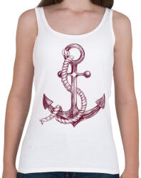 printfashion Anchor - Női atléta - Fehér (1291794)