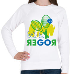 printfashion Go Roger - Női pulóver - Fehér (12412836)