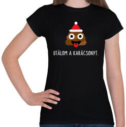 printfashion UTÁLOM A KARÁCSONYT - Női póló - Fekete (10830960)